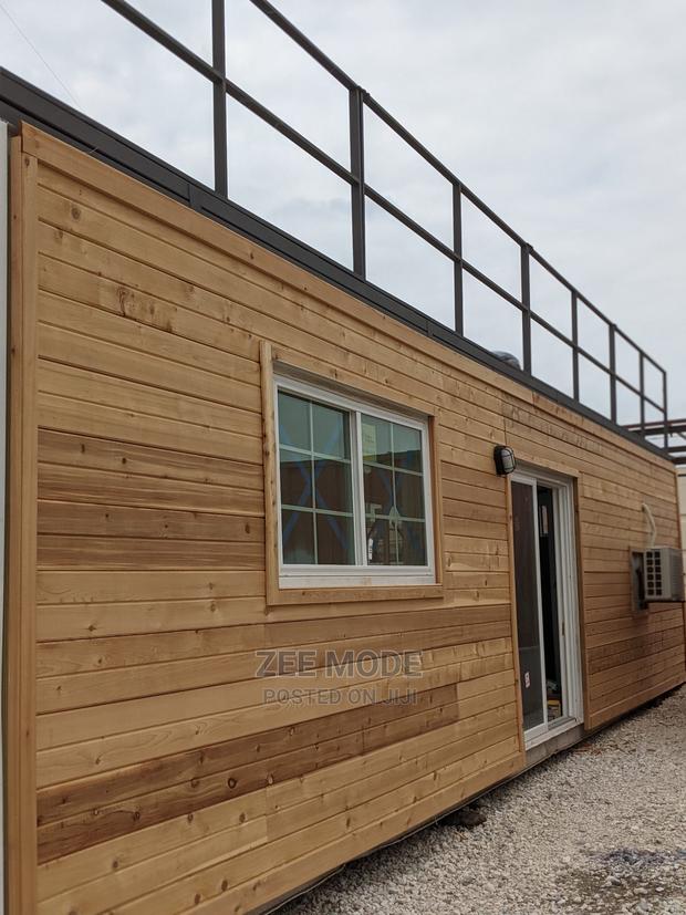 40ft Container House - Wood Cladded - main view