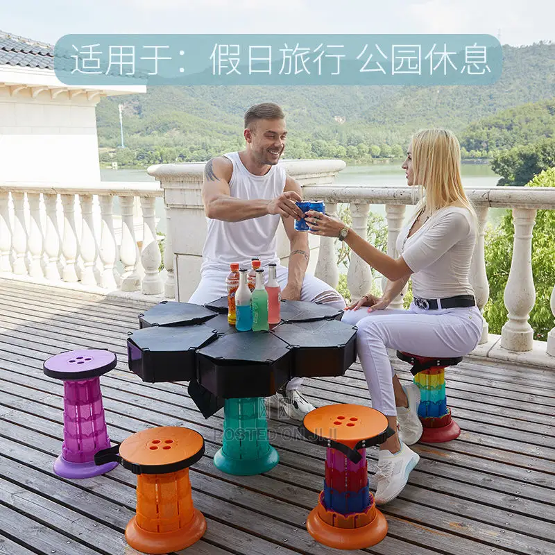 Rainbow Foldable/Retractable Stools
