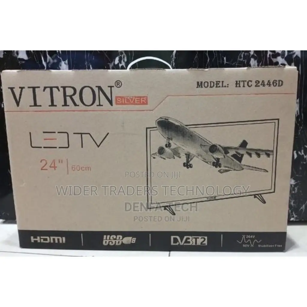 Vitron HTC2446D, AC/DC 24 Inch Digital LED Television USB