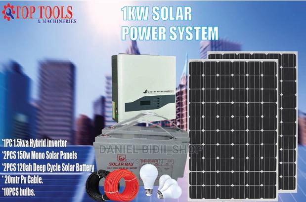 1kw Solar Power System - main view