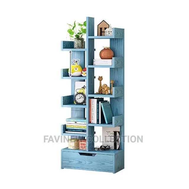 Multipurpose Bookshelf With a Lower Drawer Case