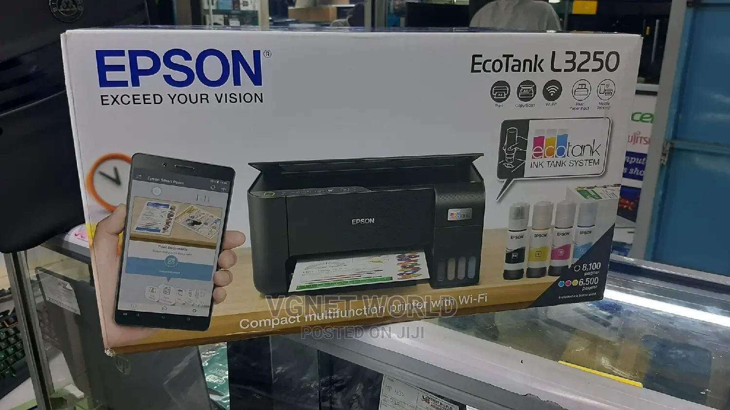 Epson Printer Ecotank 3250 With Wireless