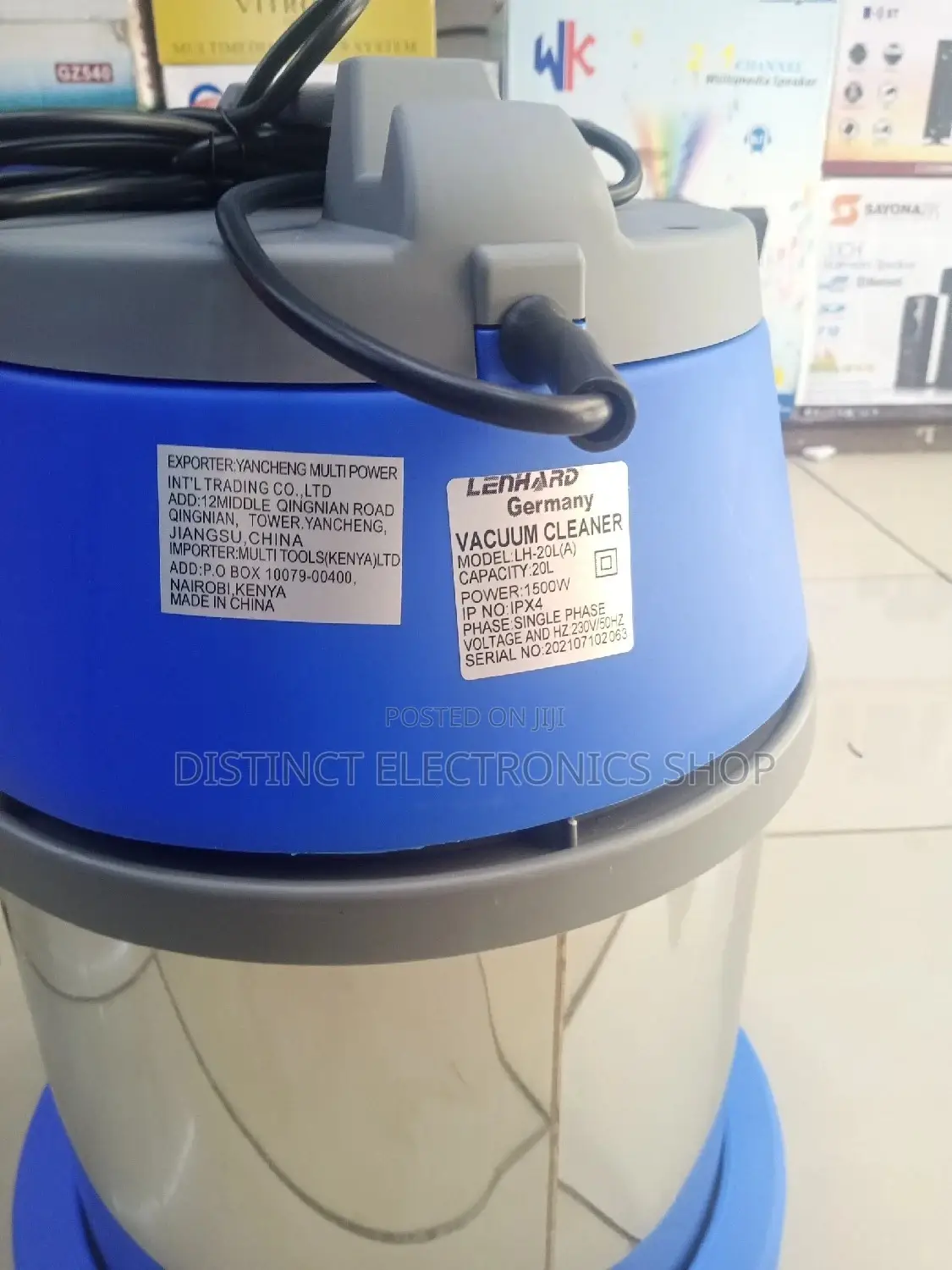 Lenhard Germany 20l Vacuum Cleaner