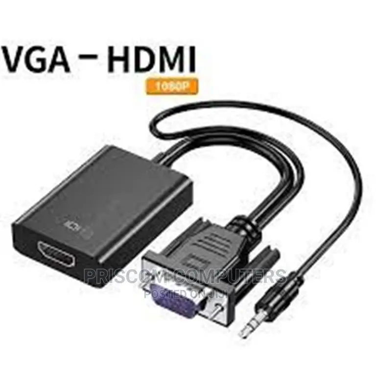 Vga to Hdmi Converter Adapter With Audio - 1080 Px