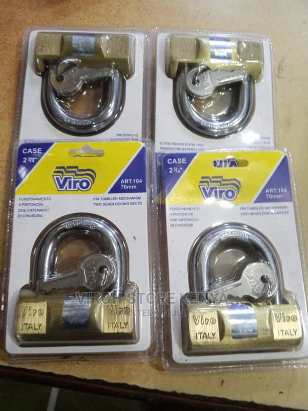 Viro Anti-Theft Lock Hardware Padlock Art 104, 70mm - main view