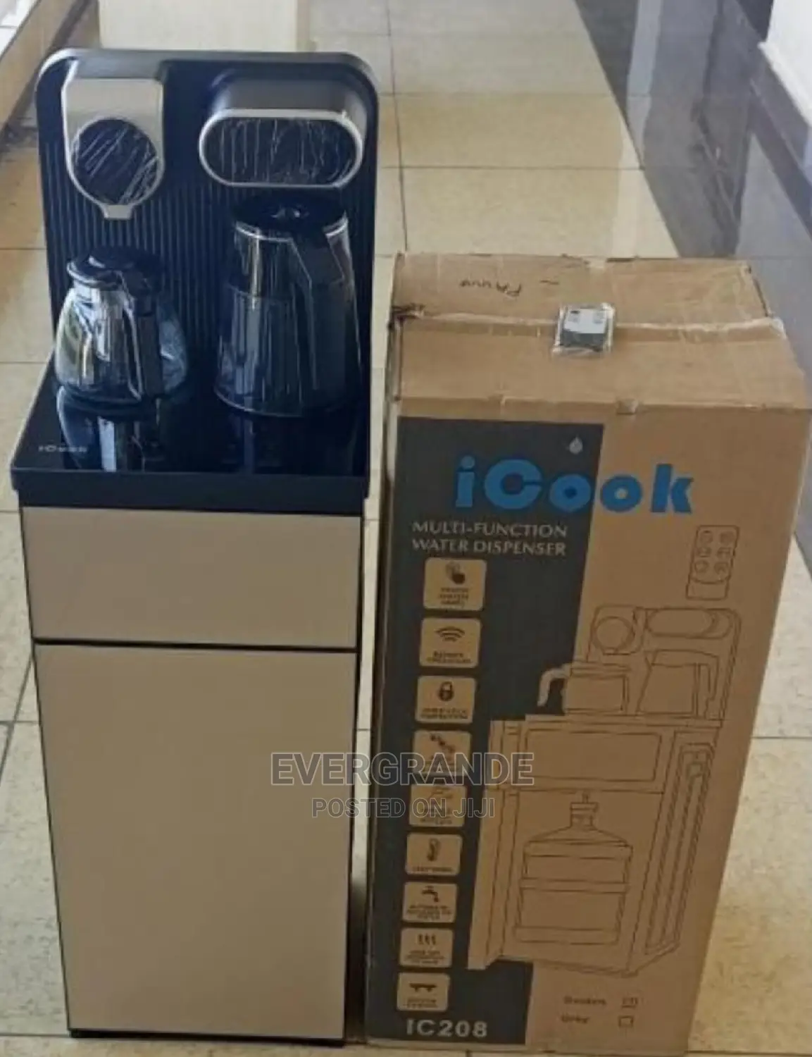 Turkish I Cook Bottom Load Hot and Cold Water Dispenser