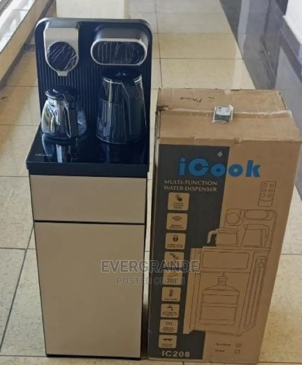 Icook Hot and Cold Water Dispenser Bottom Load