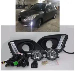 Suzuki Swift Dzire, Y2015+ Fog Lamp Set + Led DRL Covers,