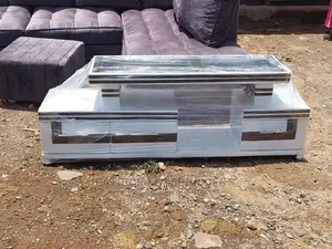 Morden Wooden TV Stands With LED Lights