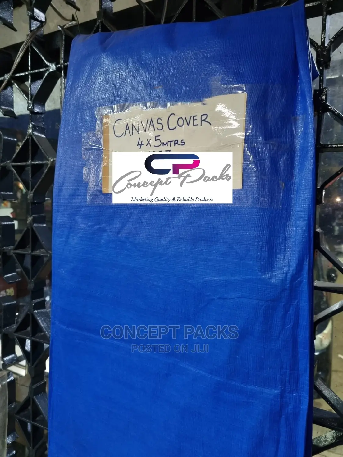 Waterproof Canvas Cover. 4mtrs X 5mtrs