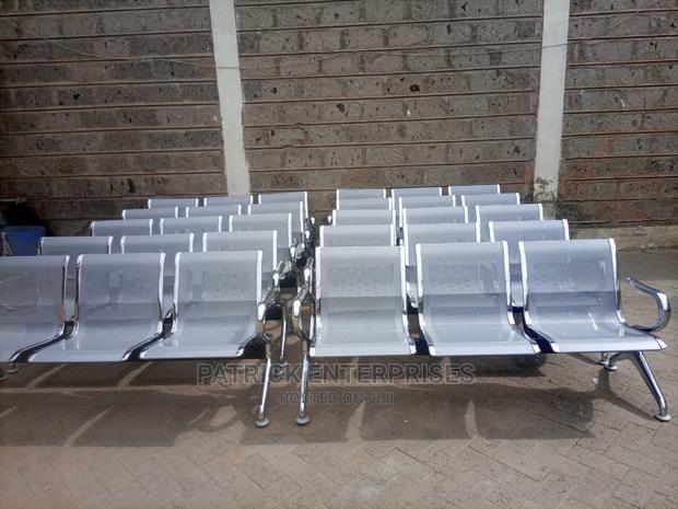 Imported Morden Bench Waiting Chairs 3 Seater Padded - thumbnail 2