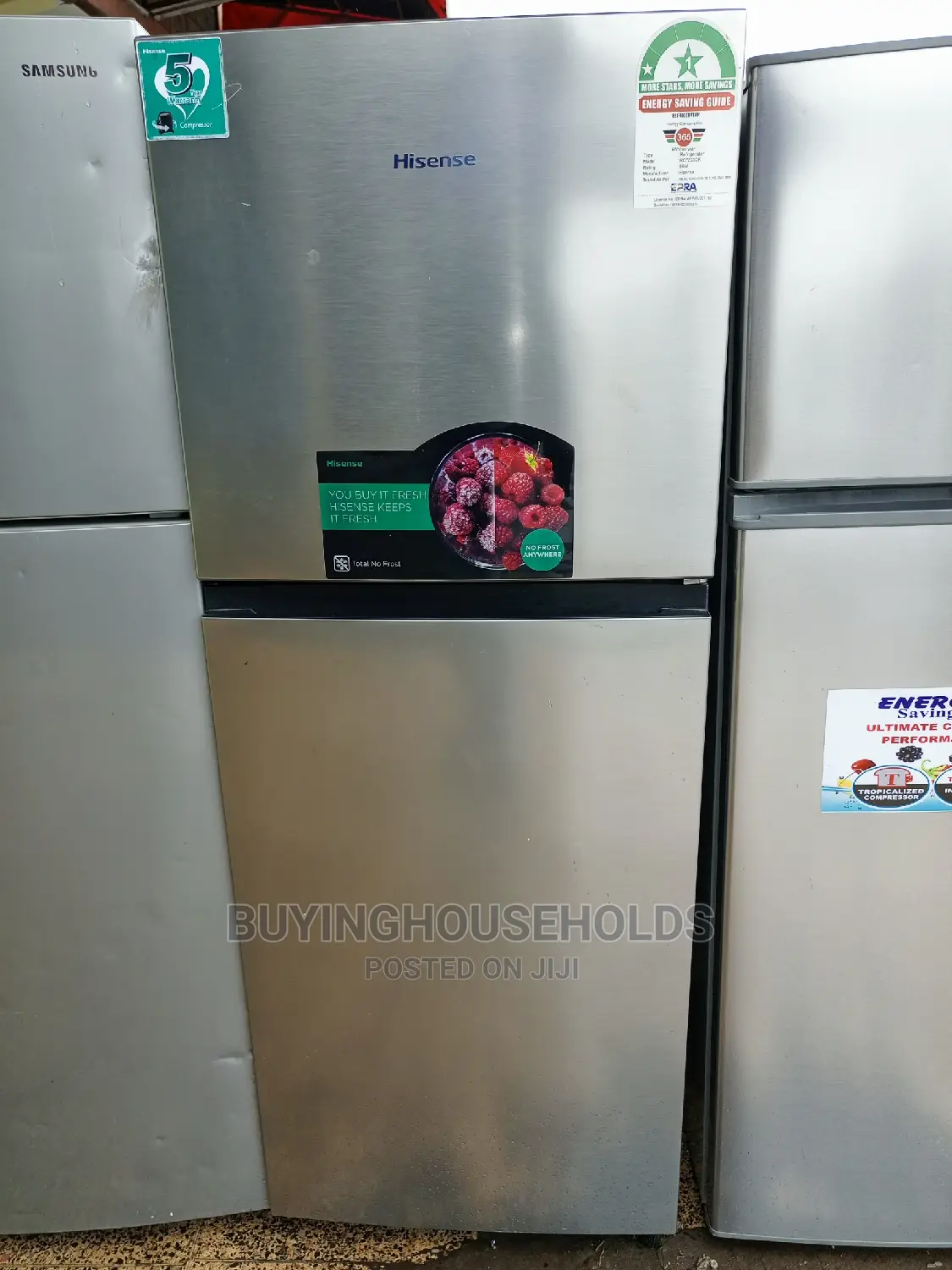 Hisense 205L Two Door Fridge No Frost