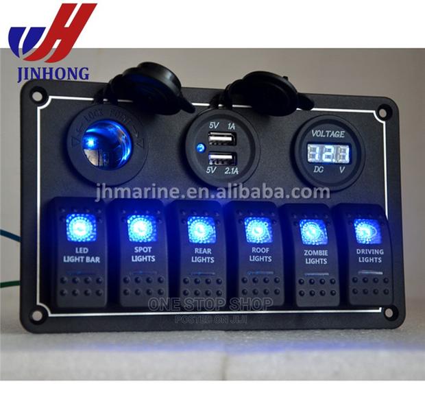 6 Gang Waterproof Switch Panel