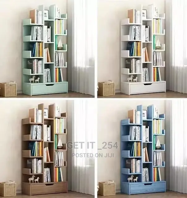 *Big Multipurpose Bookshelf With a Lower Drawer