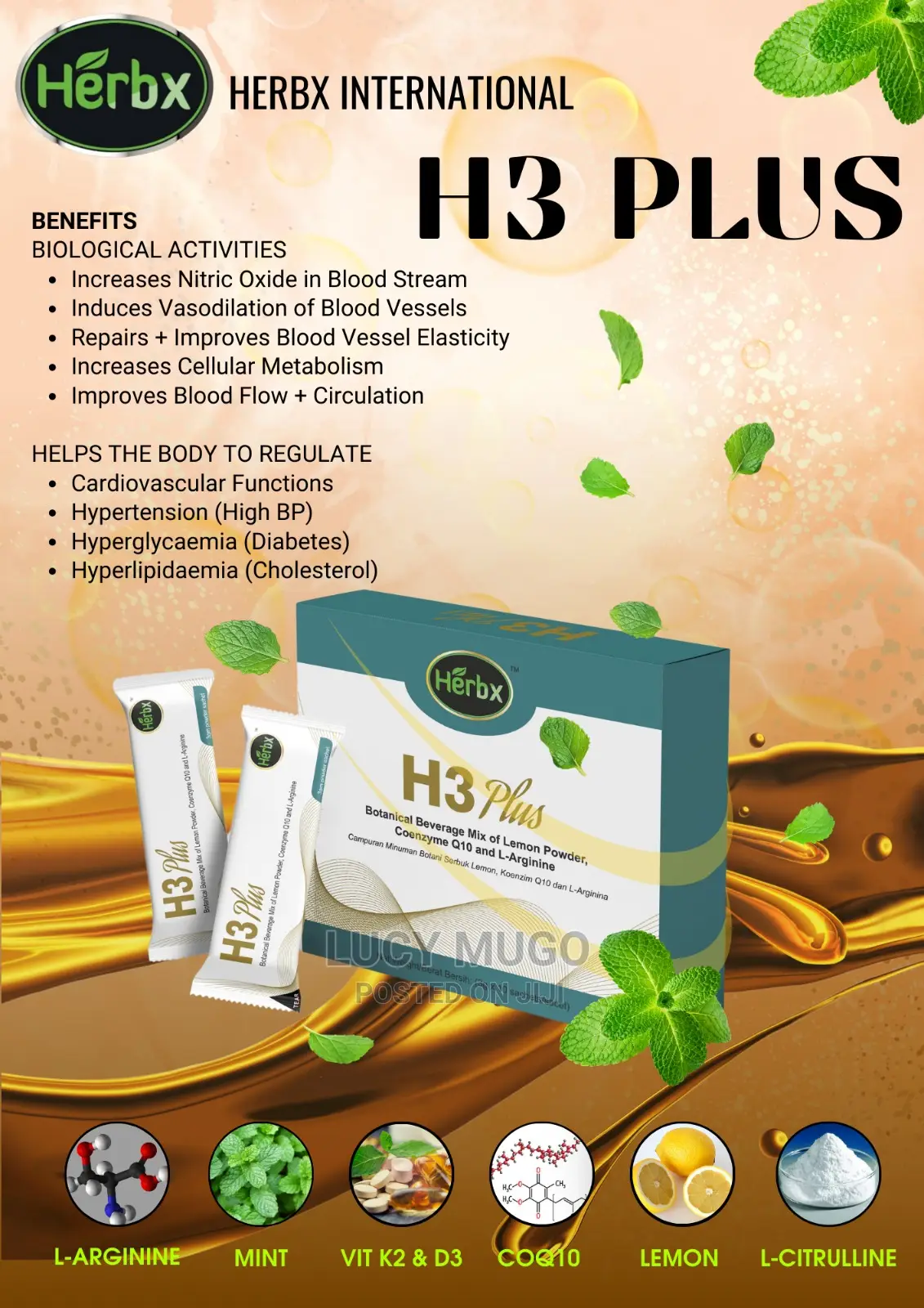 H3 Plus -herbx International Product