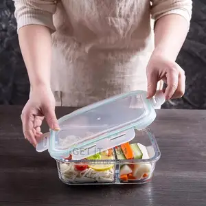 Partitioned High Borosilicate Glass Container