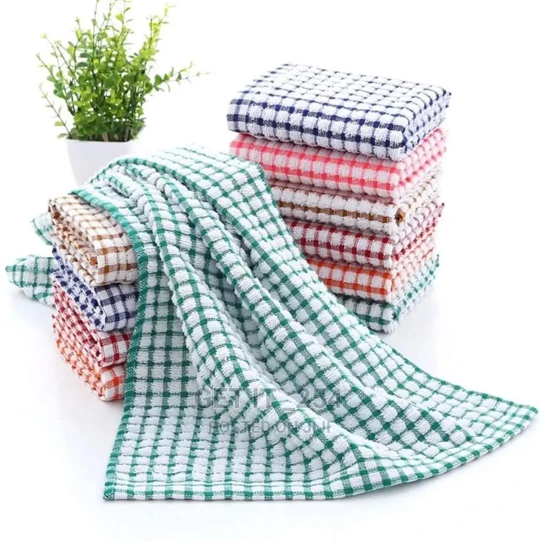 Cotton Kitchen Towels Restocked in 4 Sizes