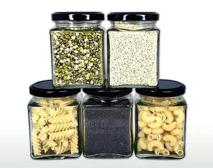 Square 250ml Glass Jar