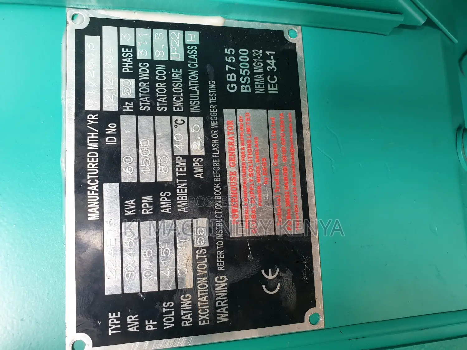 60kva Slightly Cummins Power Generator on Sale