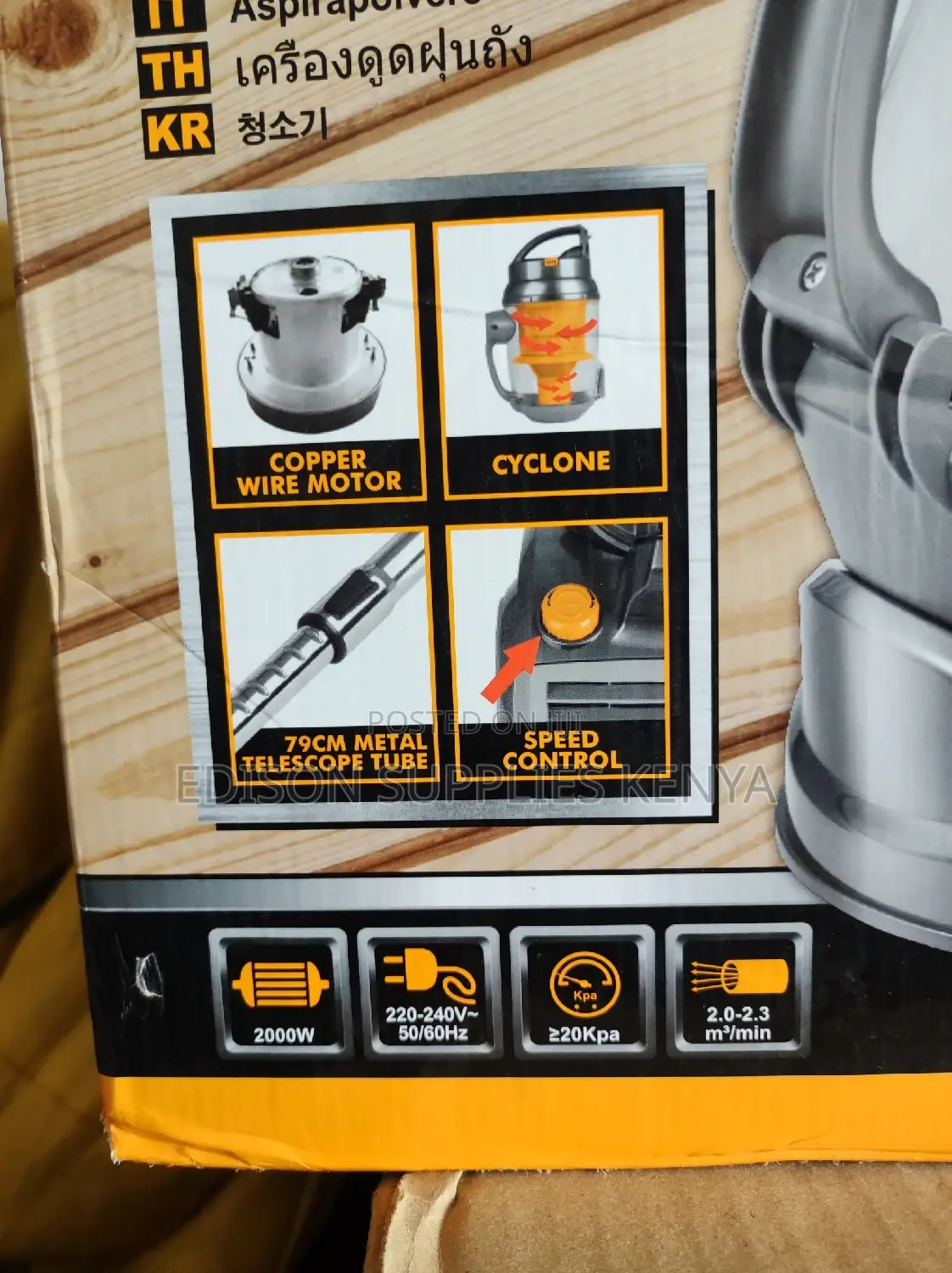 Ingco Vacuum Cleaner 2000w Bagless Vacuum Cleaner Premium Heavy Duty