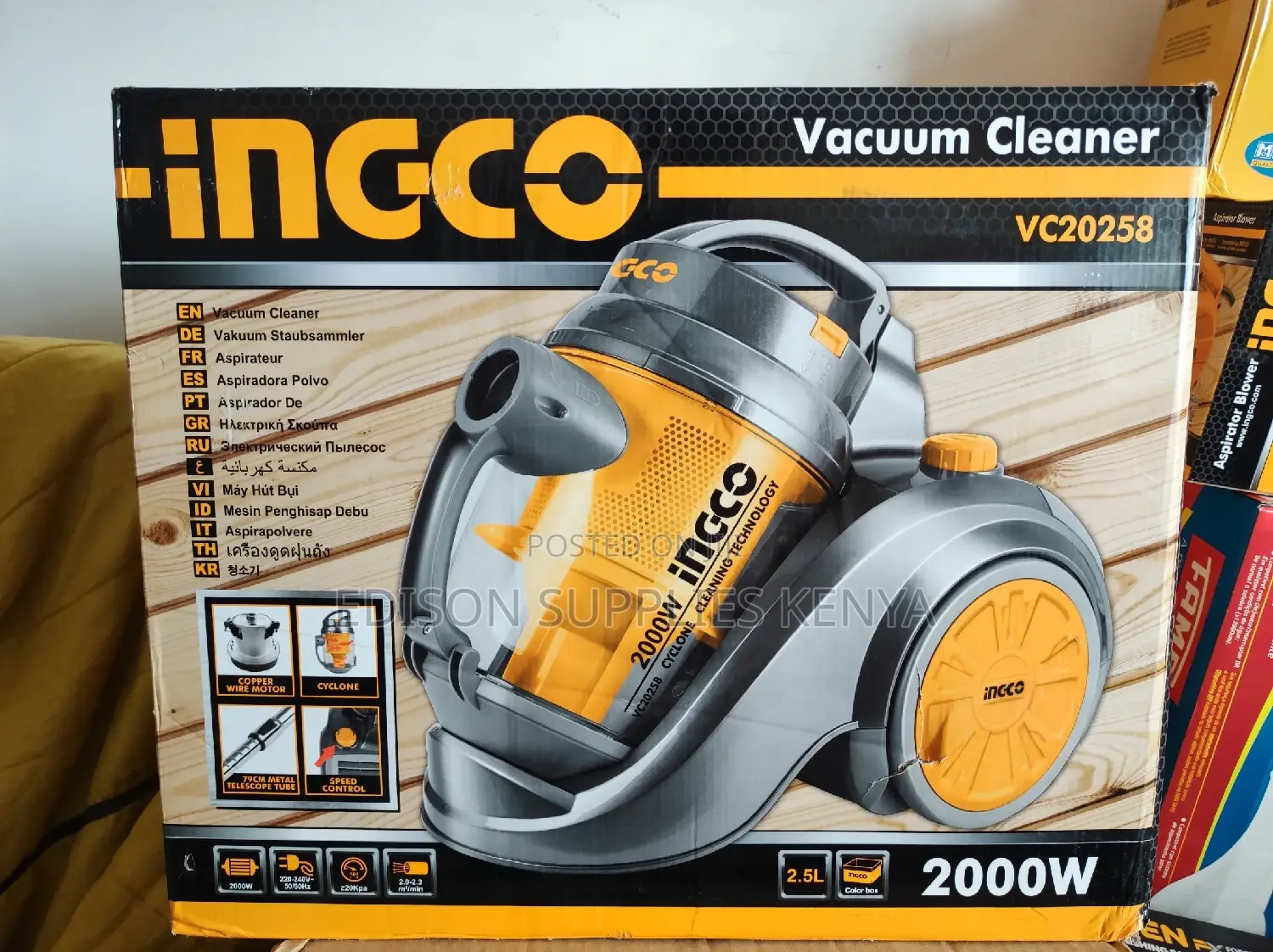 Ingco Vacuum Cleaner 2000w Bagless Vacuum Cleaner Premium Heavy Duty