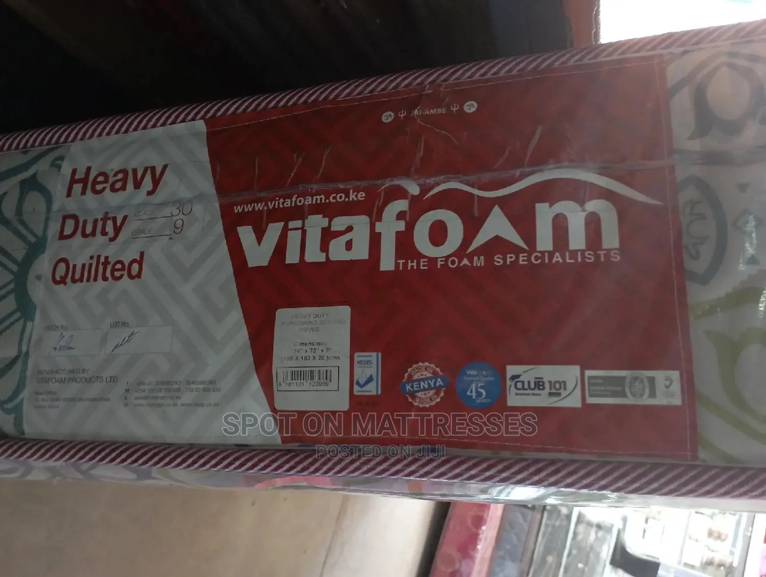 6by6 Vitafoam HDQ 8inch
