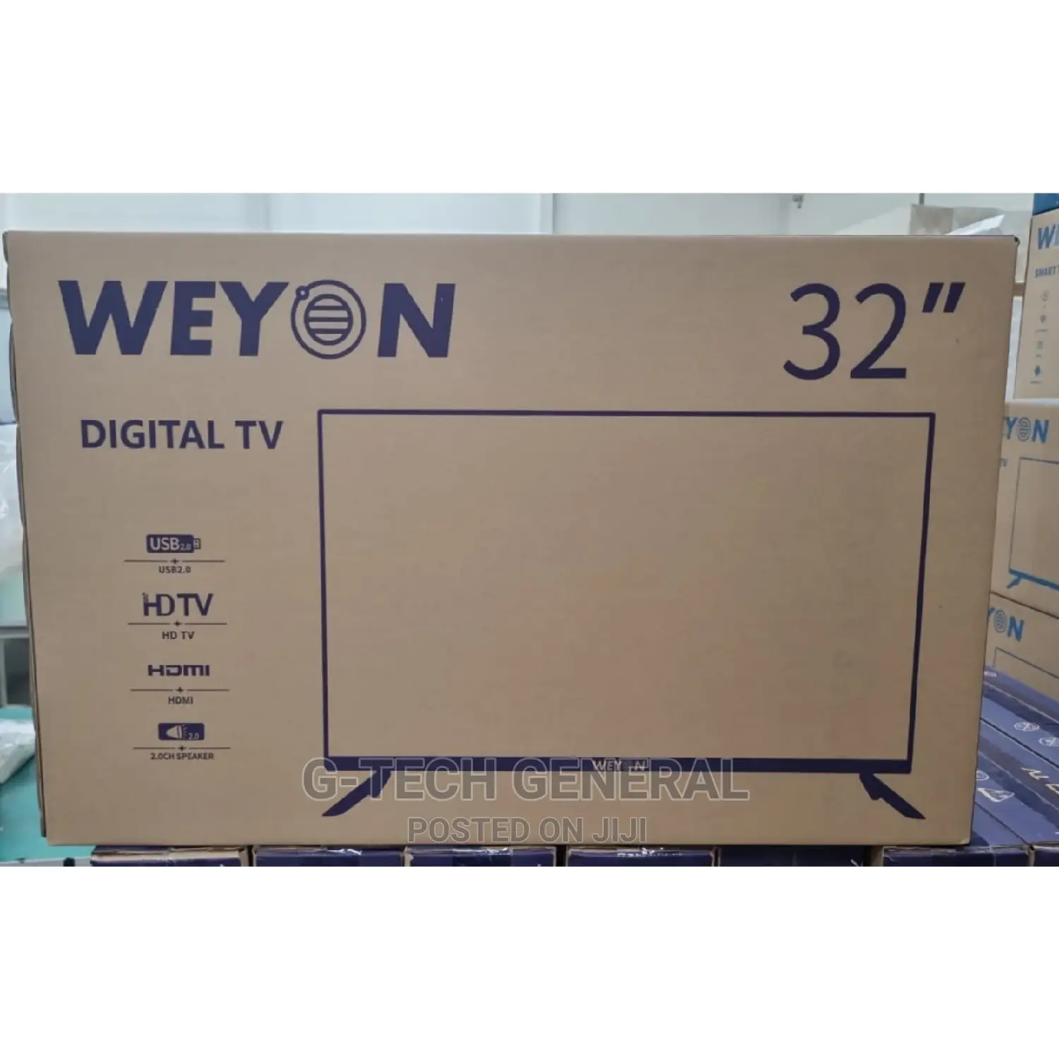 Weyon 32" Digital LED Tv, in-Built Decoder Free-Air Channel