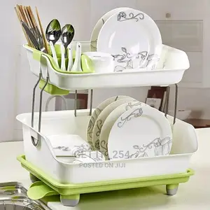 Two Tier Plastic Dishrack
