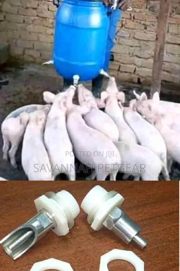 Pig Piglet Automatic Nipple Drinkers With Back Nut - main view