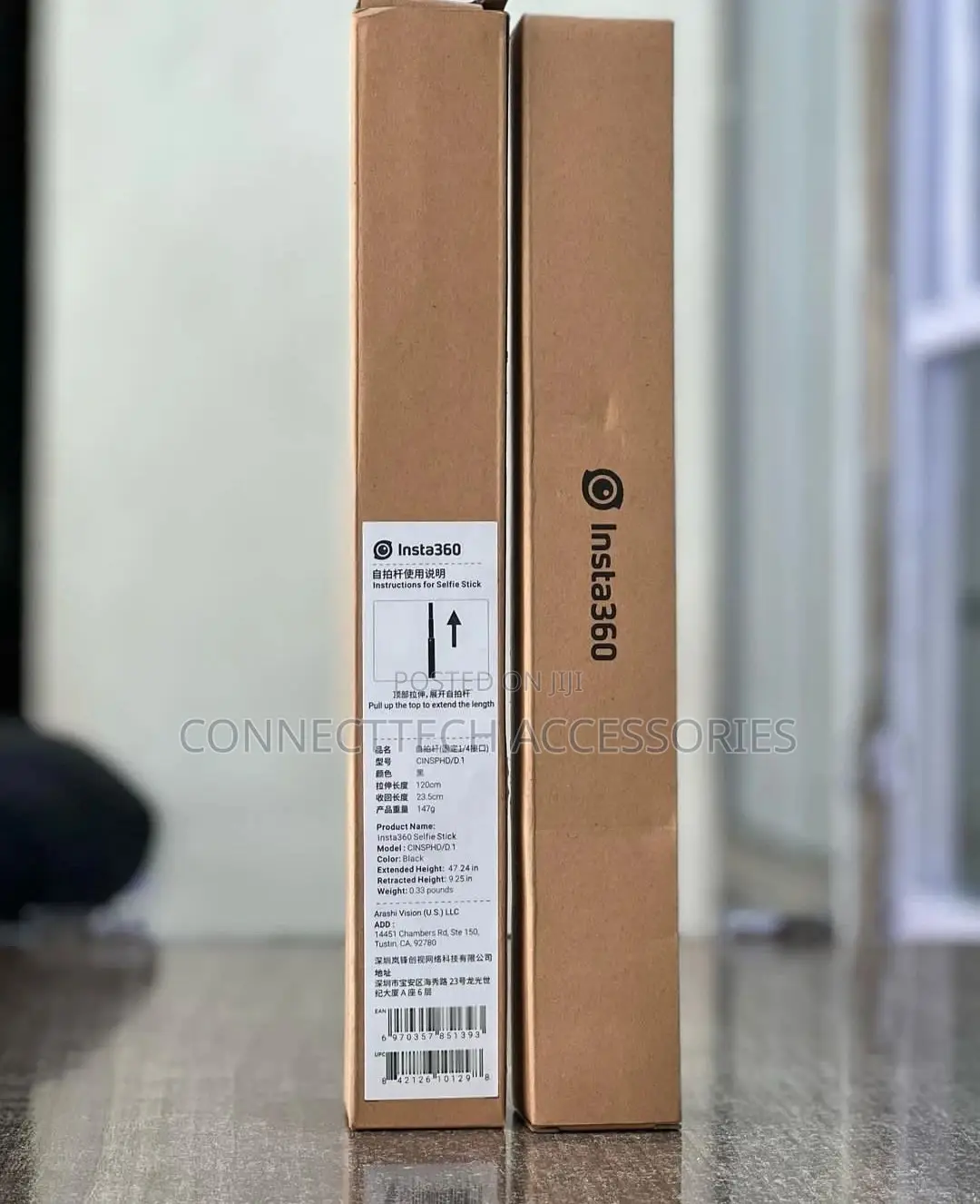 Insta360 Invisible Selfie Stick With Built-In Tripod