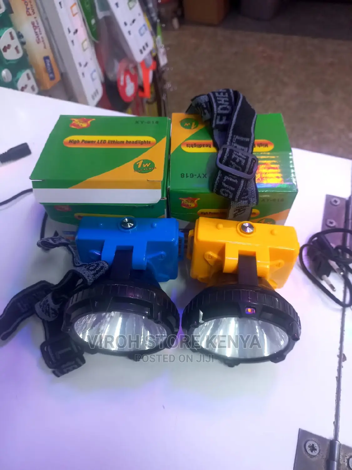 High Power LED Lithium Headlights -Rechargeable Xy-618