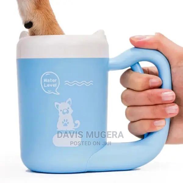 Urbadog Semi-Automatic Paw Plunger Cleaner, Blue - thumbnail 3