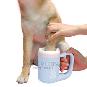 Urbadog Semi-Automatic Paw Plunger Cleaner, Blue - thumbnail 2