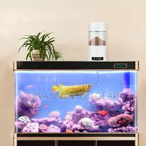 Digital Timed Automatic Fish Feeder, Aquarium Food Dispenser