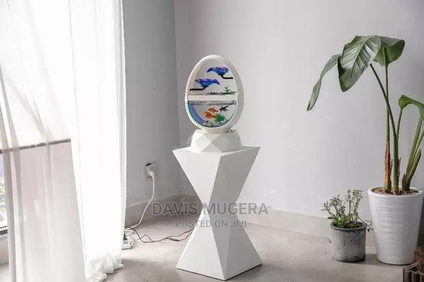 Classic Elliptical Decorative Fish Aquarium - thumbnail 4