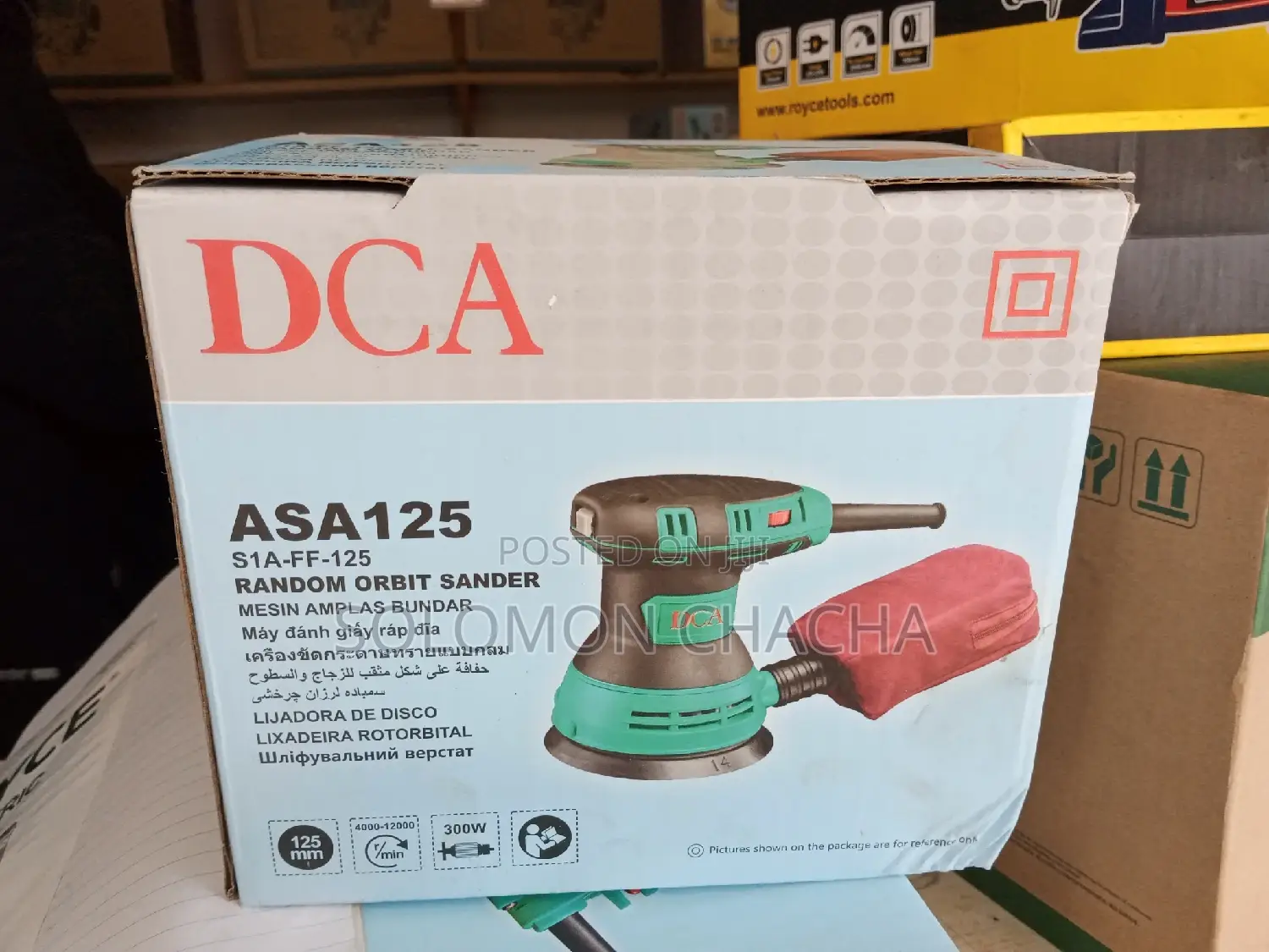 DCA Random Orbit Sander 300W