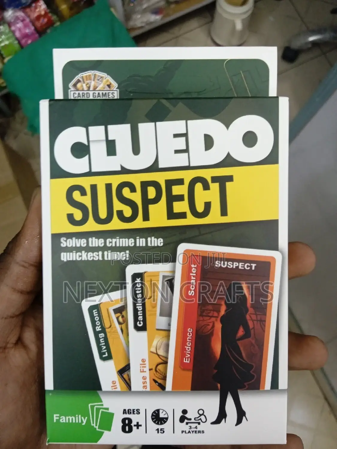 Cluedo Suspect Card Game