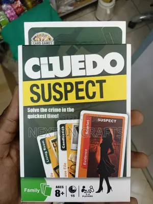 Cluedo Suspect Card Game