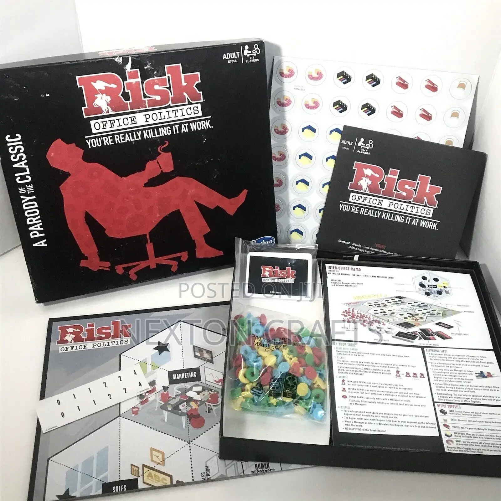 Risk: Office Politics Board Game