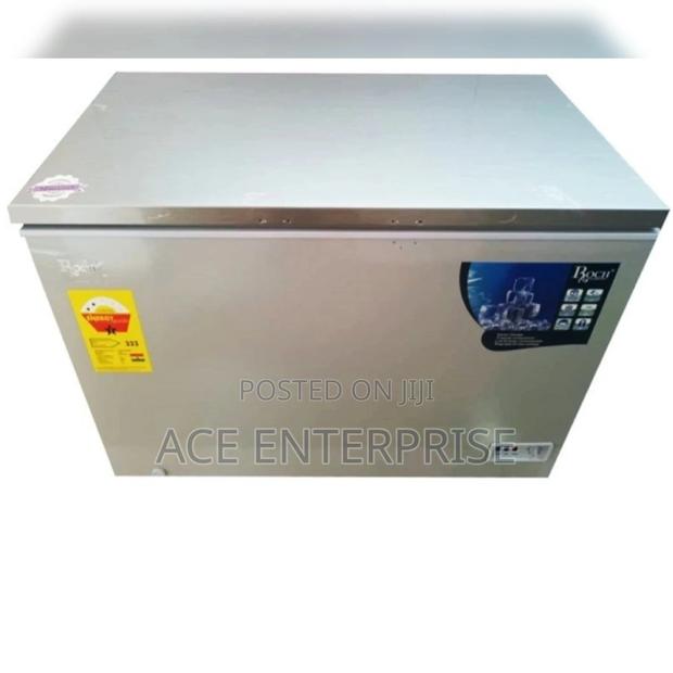 Roch 180 Litres Chest Freezer Silver - main view