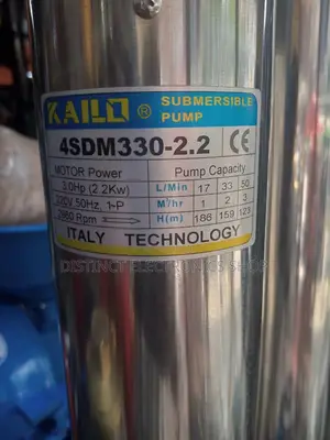 Kailo 3 Hp Submersible Water Pump