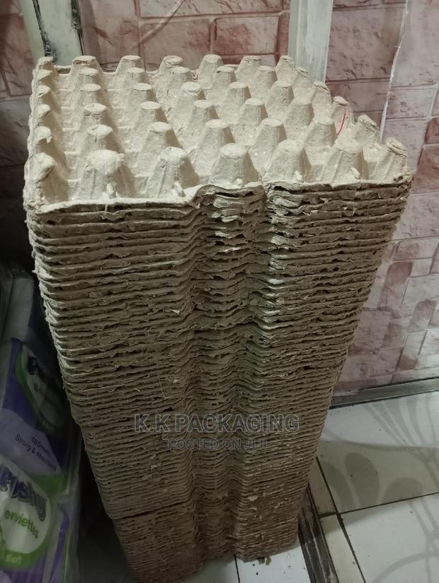 Brown Carton Egg Trays - main view