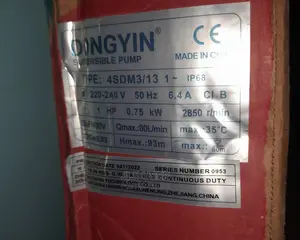 Doyin 1hp Borehole Submersible Pump + Free Installation