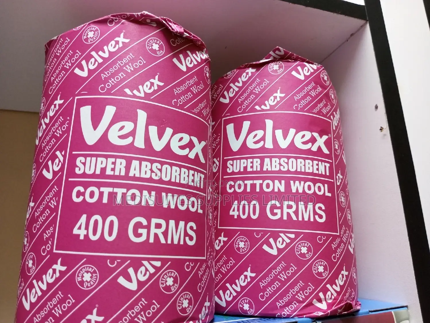 400grams Velvex Cotton Wool.
