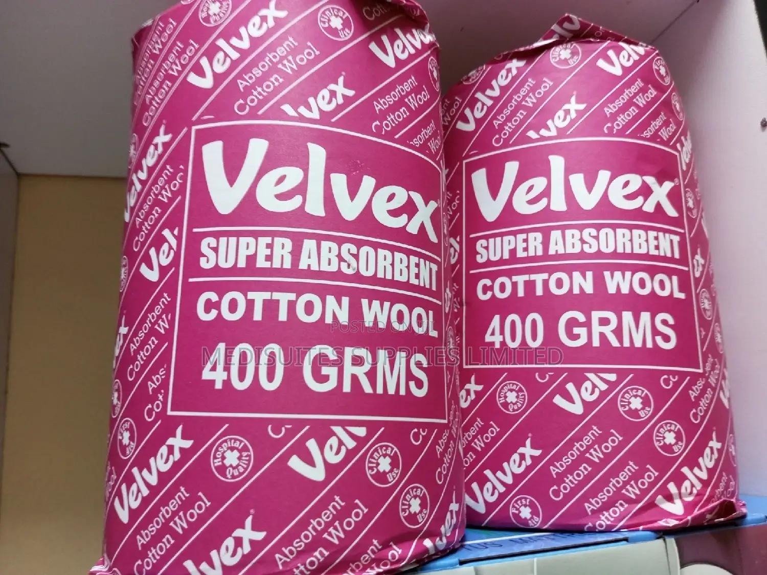 400grams Velvex Cotton Wool.