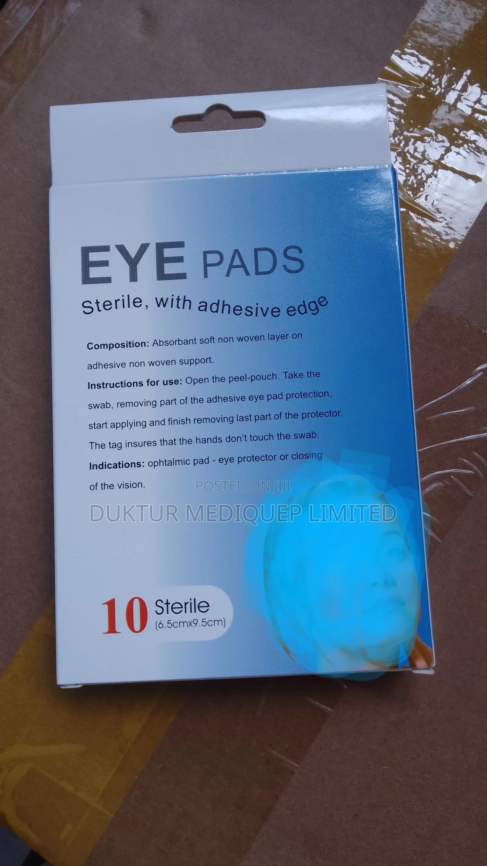 10pcs EYE PADS. (6.5cmx9.5cm)
