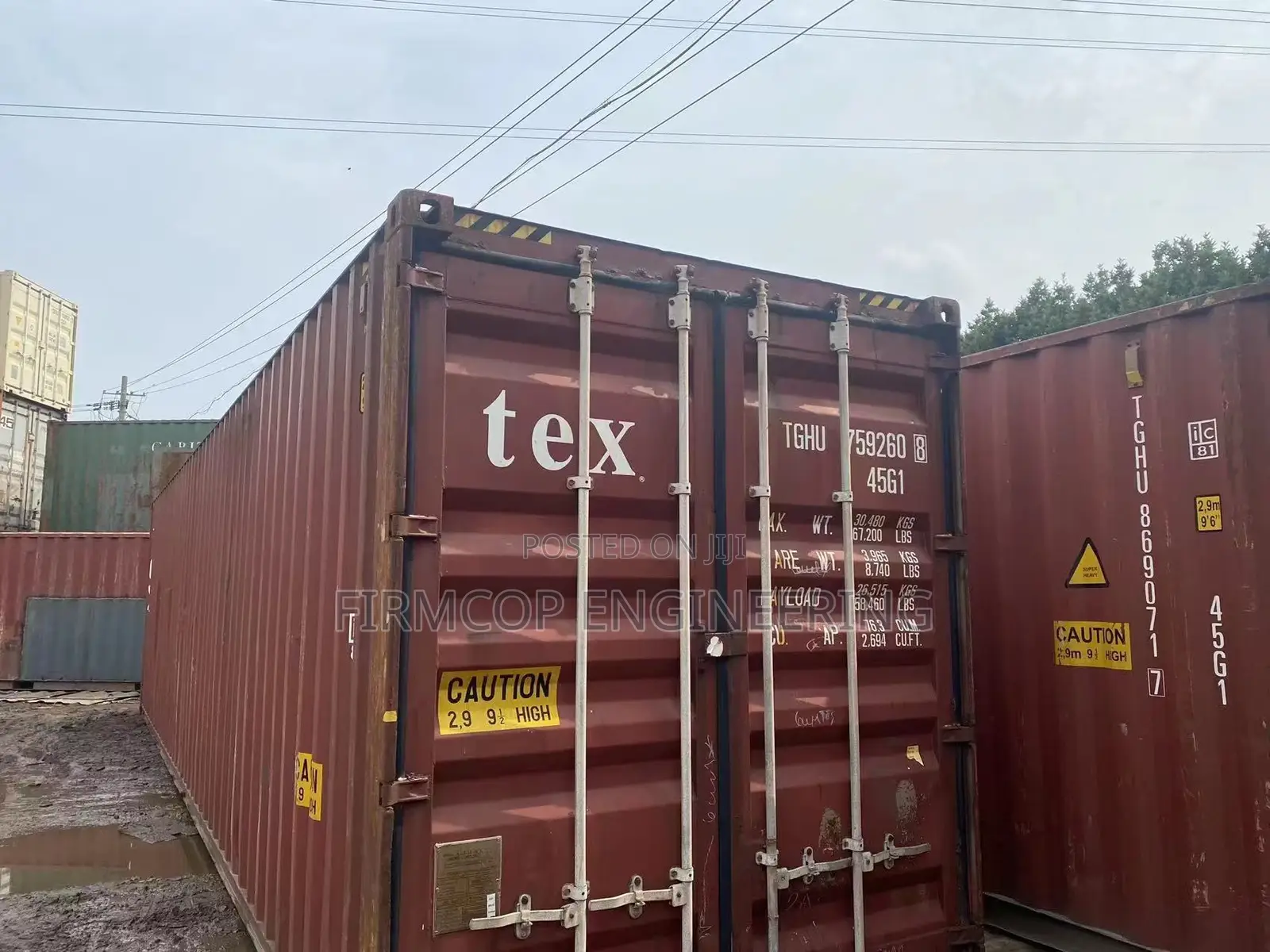 40ft Containers for Sale - Tex Models