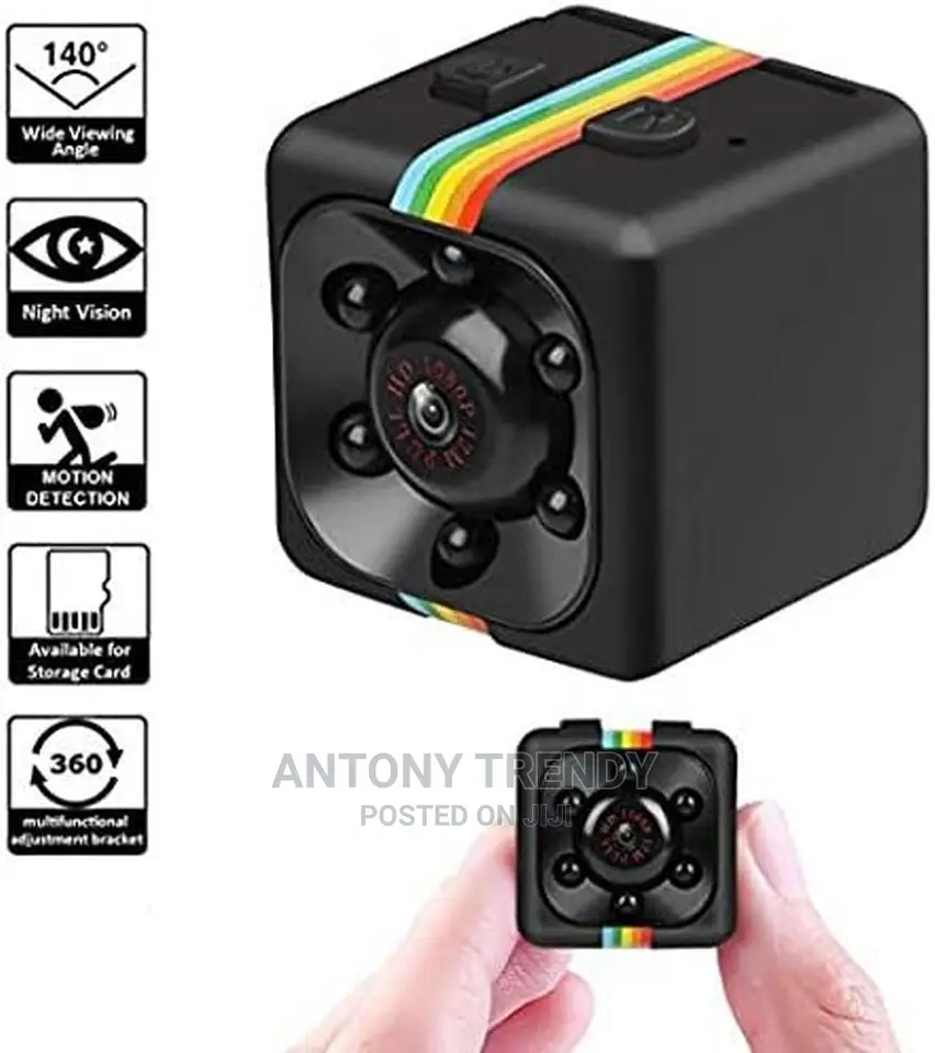 SQ11 1080P Mini Action Camera With Microphone, Portable Nigh