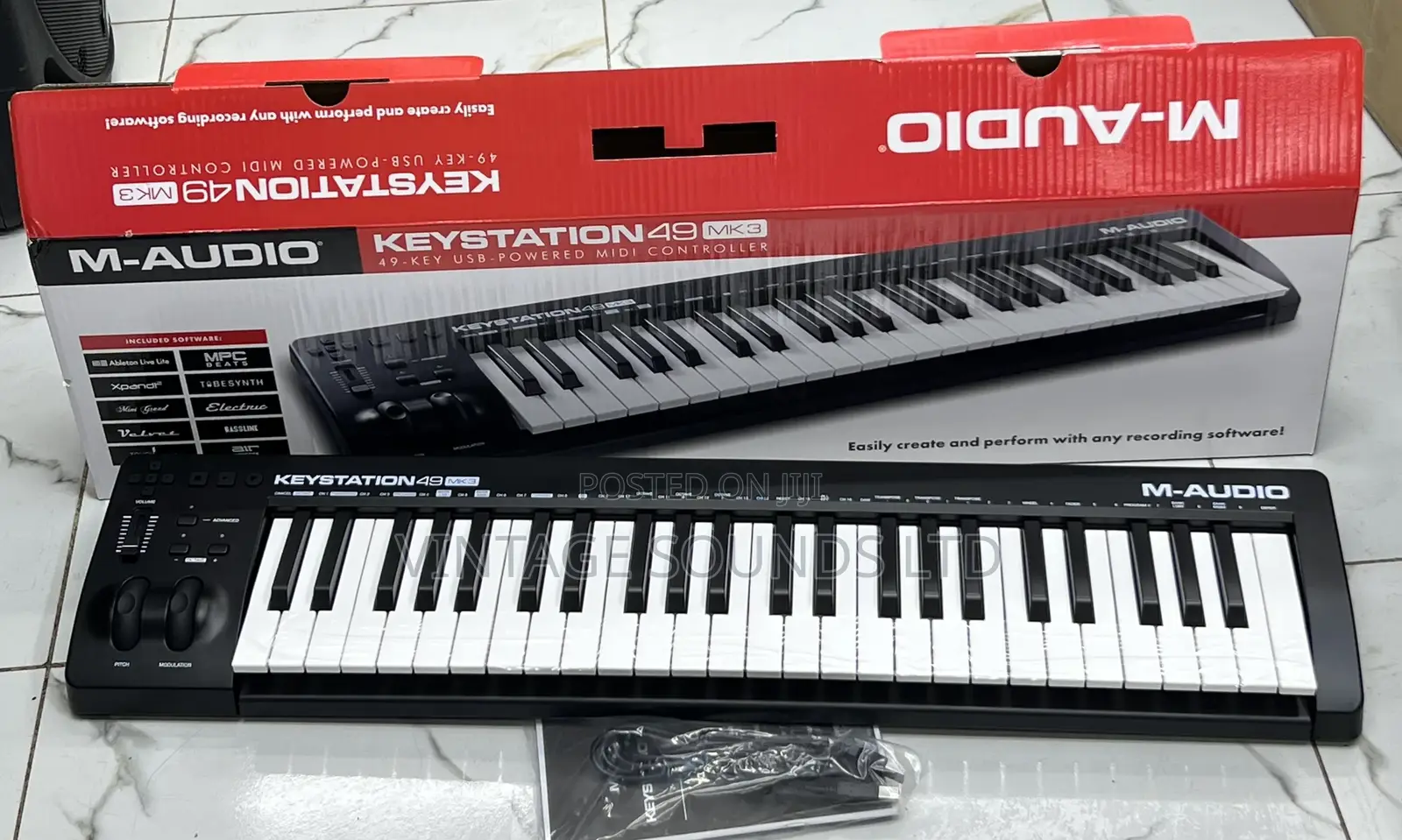 M Audio Studio Midi Keyboard 49 Keys