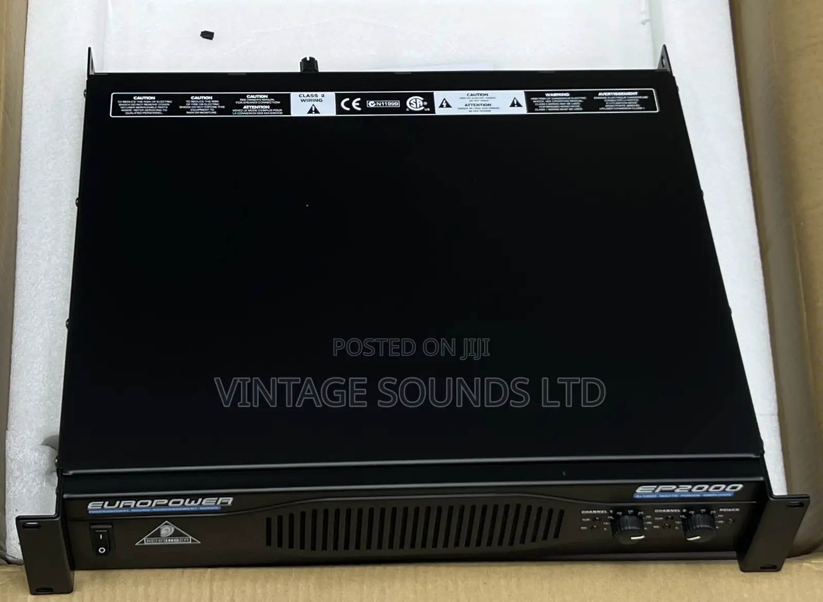 Behringer Europower Ep2000 Stereo Power Amplifier